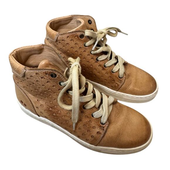 BED STU Lirica High Top Platform Sneake Bone Dip Dye Size 6 - Picture 3 of 9